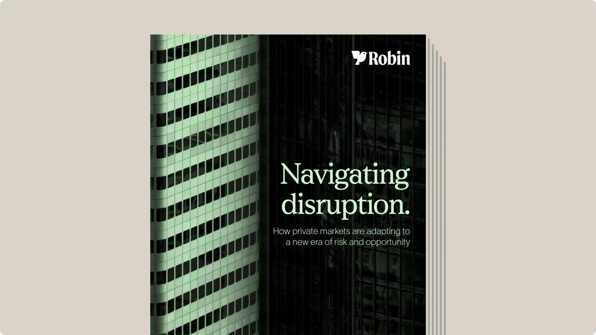 Private markets report cover