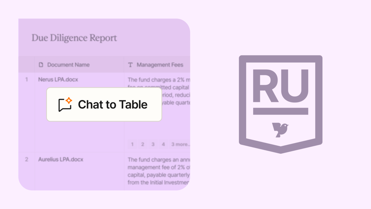 Ru Chat to table 2