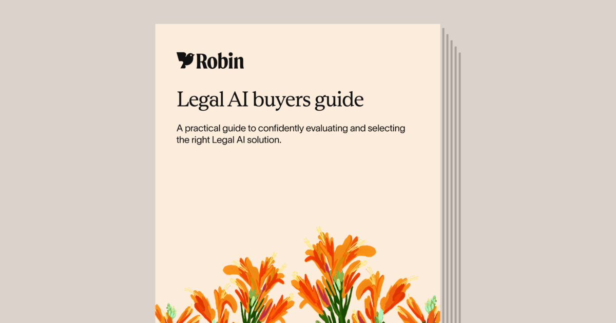 Legal AI buyers guide